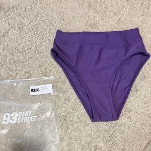93 playstreet High-Waisted Bikini Bottoms petuina / purple